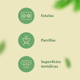 Desengrasante multiusos para cocina | Horno, parrilla, estufa, electrodomésticos | Green Alchemist | 500 ml, 5 L