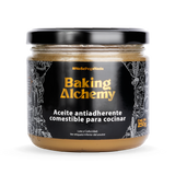 Aceite antiadherente baking alchemy presentación tarro 250ml. Ideal para moldes a cavidad como los bundt cakes
